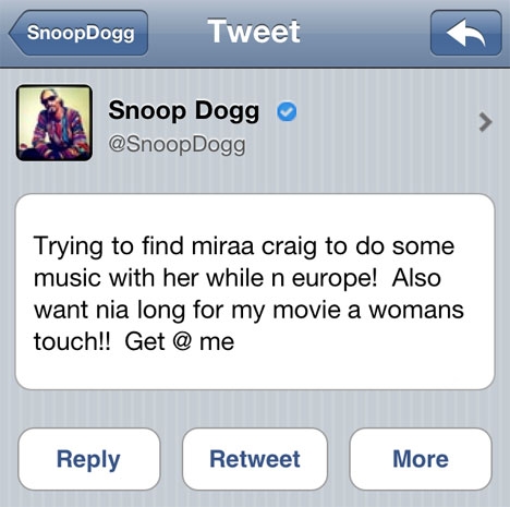 Mira Craig Snoop Dogg