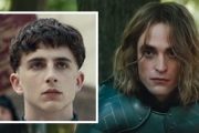 Hei sveis? Timothée Chalamet og Robert Pattinson i The King (Netflix)
