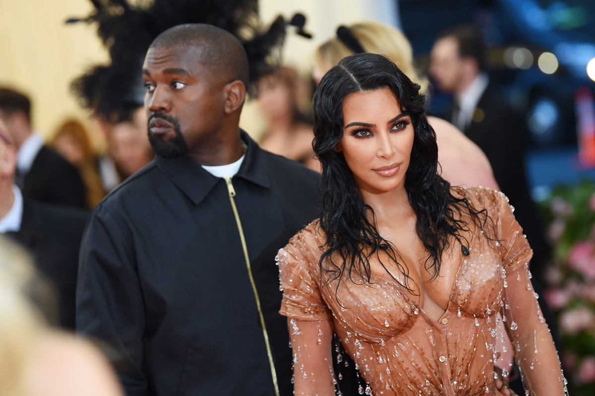 Kanye West og Kim Kardashian på Met Gala i New York i 2019 (Dimitrios Kambouris/Getty)