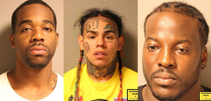 Nine Trey Gangster Bloods: Anthony «Harv» Ellison, Daniel «Tekashi69» Hernandez og Aljermiah «Nuke» Mack (United States District Court for the Southern District of New York)
