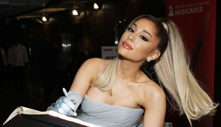 Ariana Grande på Grammy-utdelingen i Los Angeles i januar 2020 (Robin Marchant/Getty)