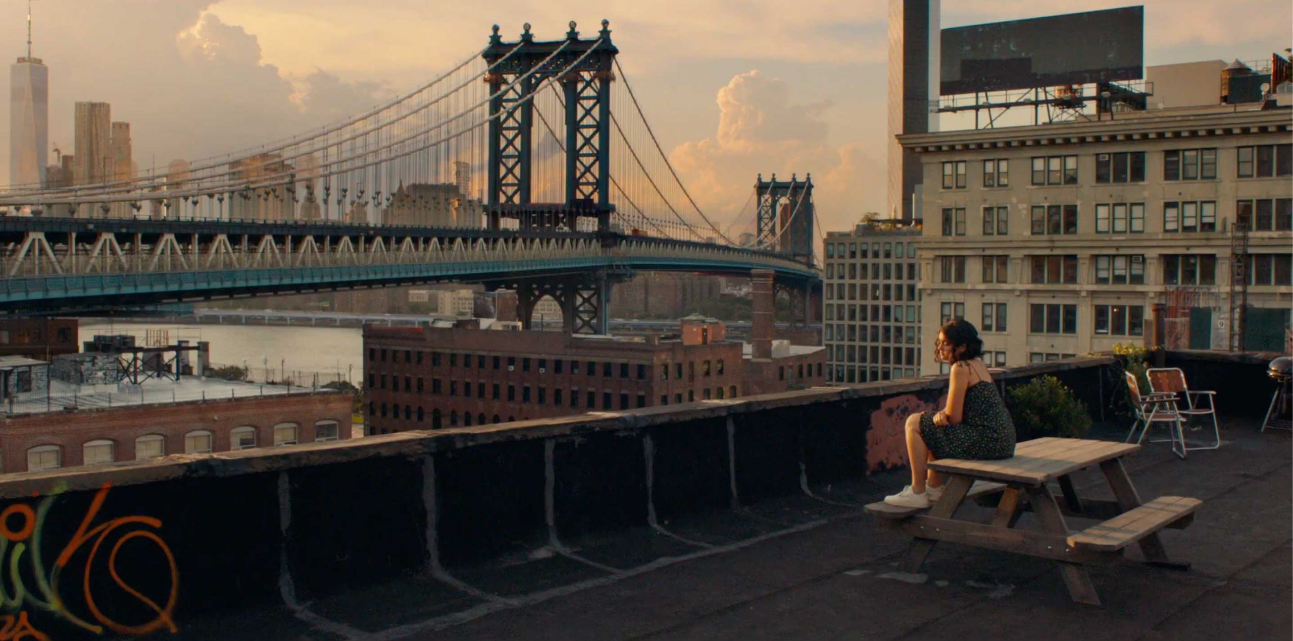 Rooftop-goals i NYC (Stage 6 Films/Sony Pictures)