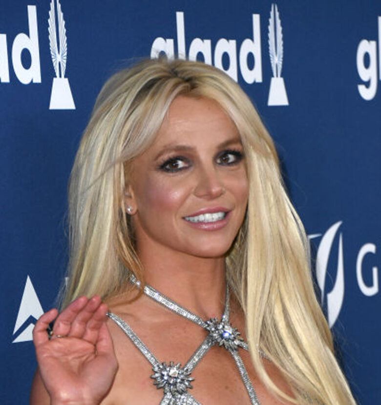 Britney Spears på GLAAD Media Awards i Beverly Hills i april 2018 (Jon Kopaloff/FilmMagic)