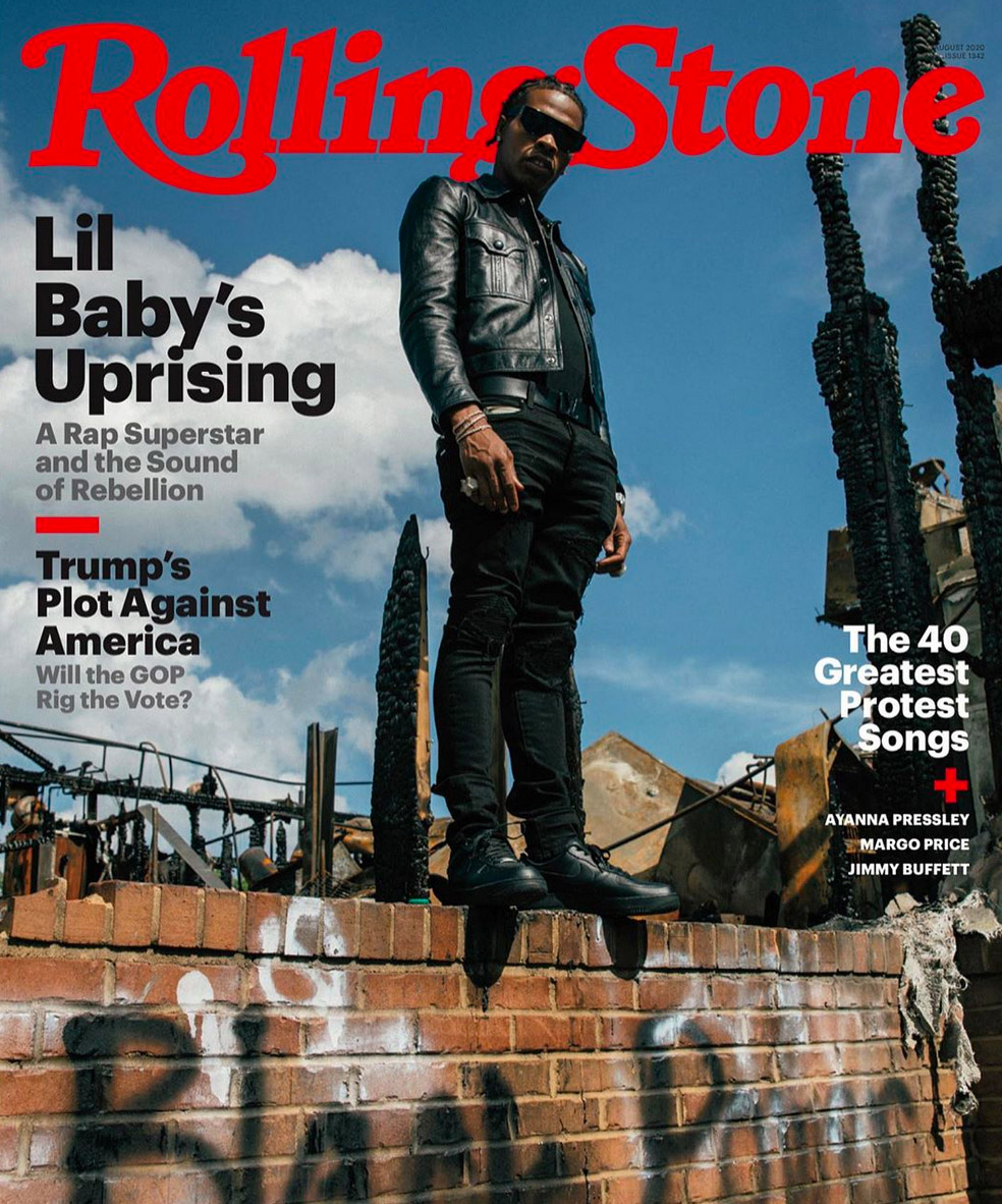 Lil Baby pryder coveret til neste nummer av Rolling Stone