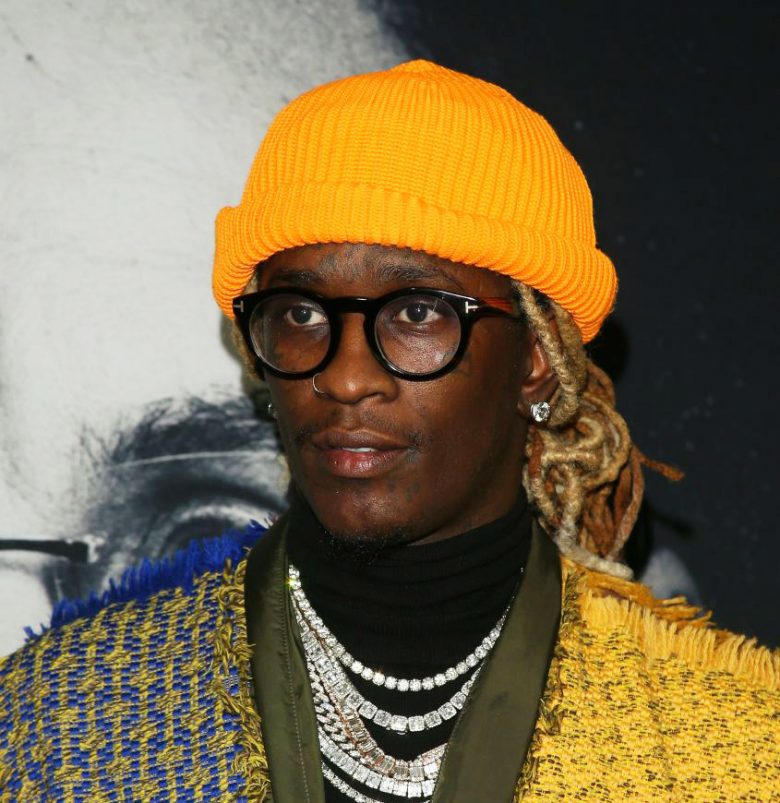Young Thug på premieren til A24-filmen Uncut Gems med Adam Sandler i Hollywood i desember 2019 (Jean Baptiste Lacroix/Getty)