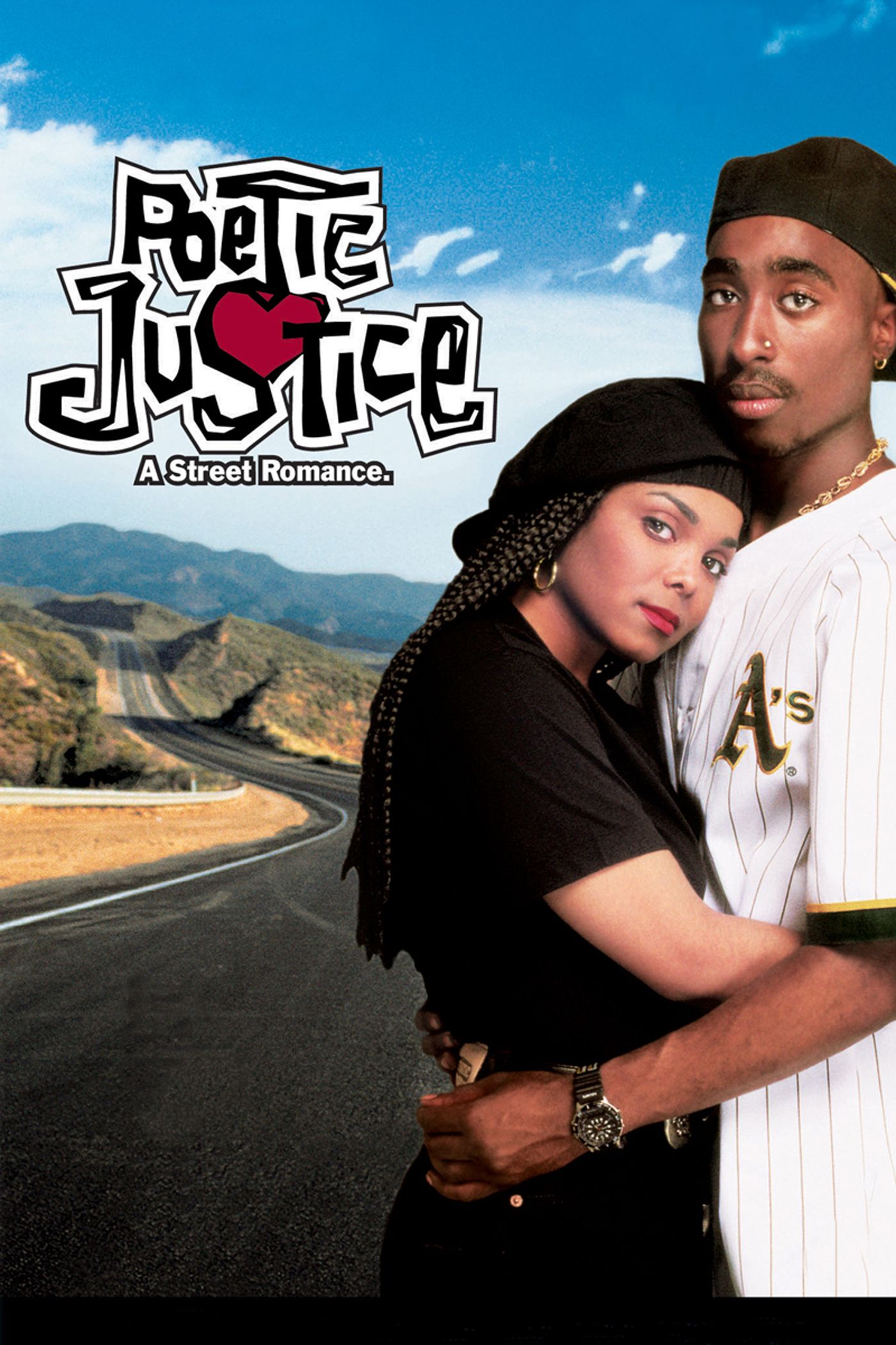 Janet Jackson som Justice LaRue, Tupac Shakur som Lucky Knight (Columbia Pictures)