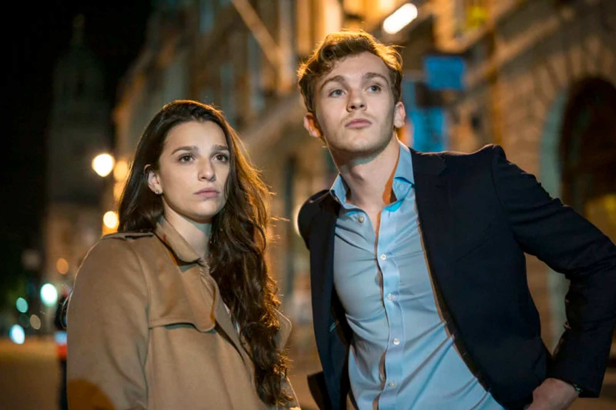 Marisa Abela og Robert Lawtey som Yasmin og Robert i Industry (BBC Two/HBO Max)