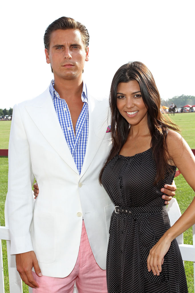 Scott Disick og Kourtney Kardashian på poloturnering i Bridgehampton, New York i 2010 (Jerritt Clark/FilmMagic)