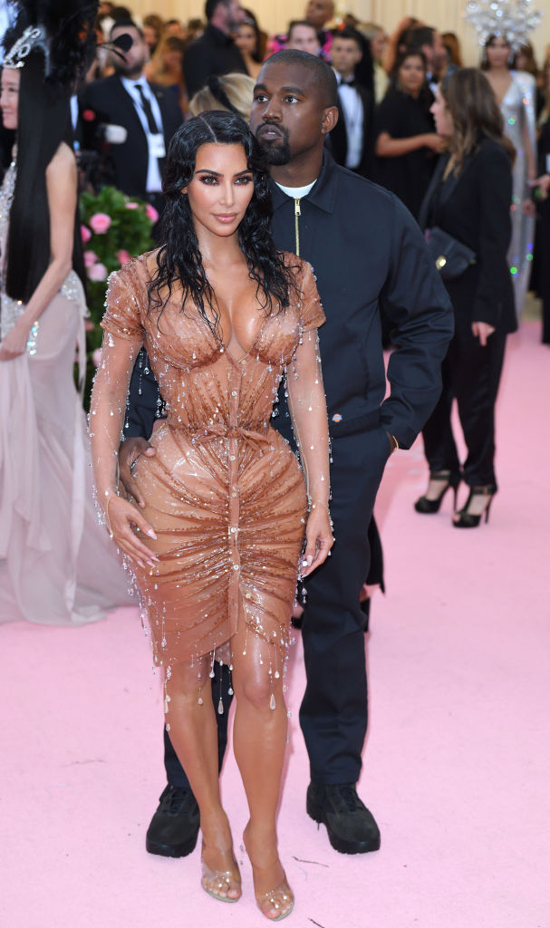 Kanye West og Kim Kardashian på Met Gala i New York i 2019 (Dimitrios Kambouris/Getty)