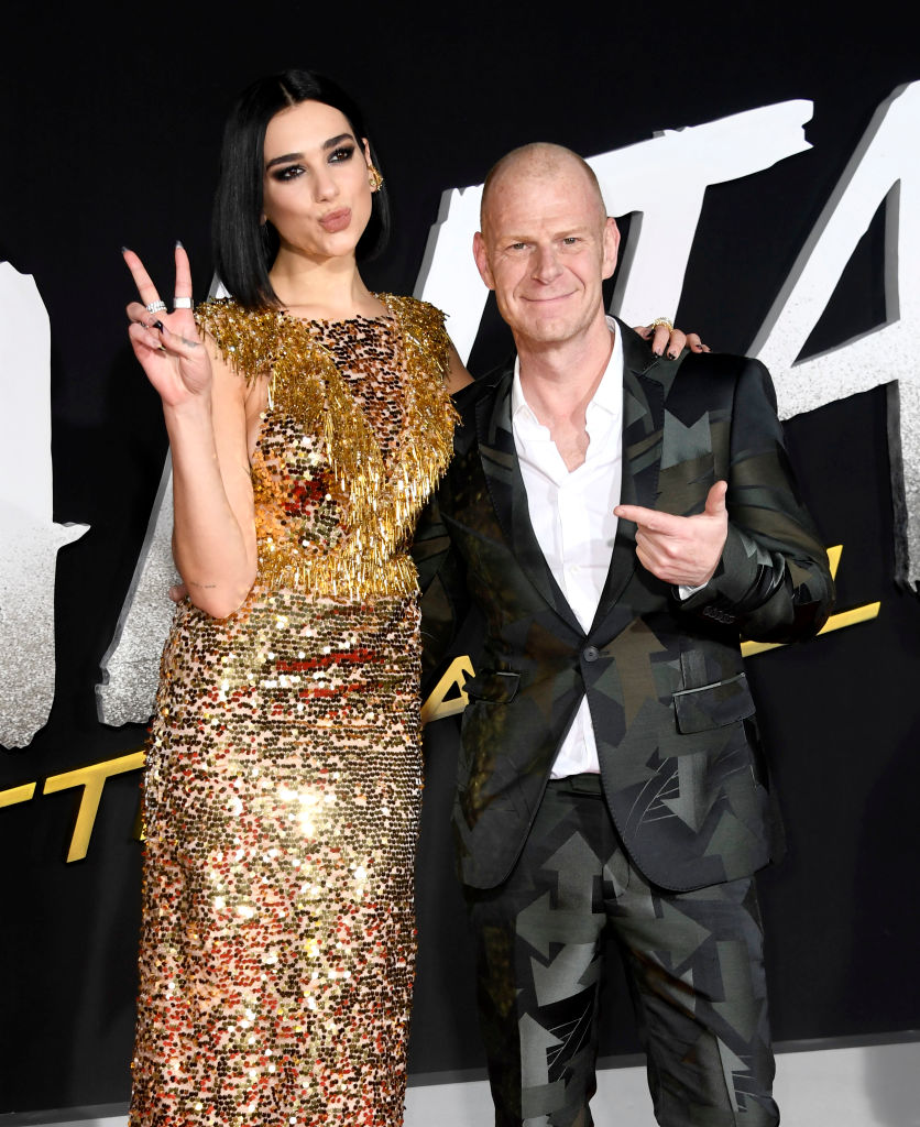 Tom Holkenborg aka Junkie XL med Dua Lipa på premieren til Alita: Battle Angel i Los Angeles i 2019 (Frazer Harrison/Getty)