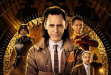 Owen Wilson, Tom Hiddleston, Gugu Mbatha-Raw og Wunmi Mosaku i Loki (Marvel/Disney+)