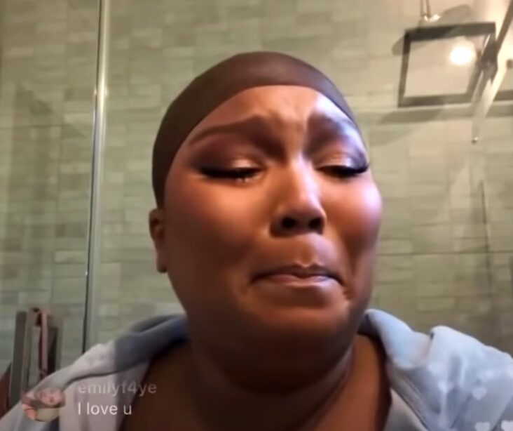Lizzo Instagram live crying hate haters trolls fatphobia Cardi B Rumours