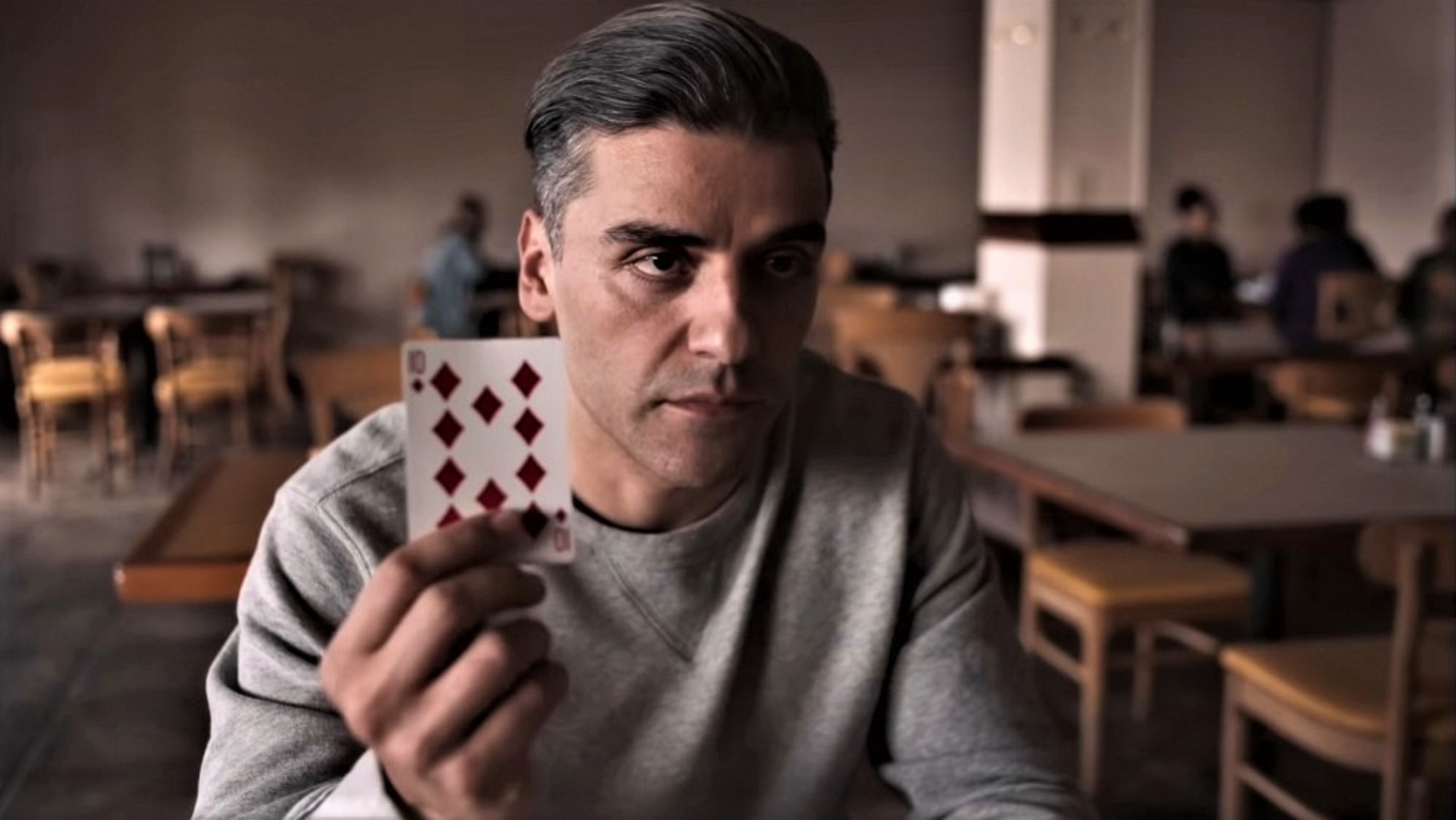 Oscar Isaac som William Tillich alias Tell i The Card Counter (Focus Features)