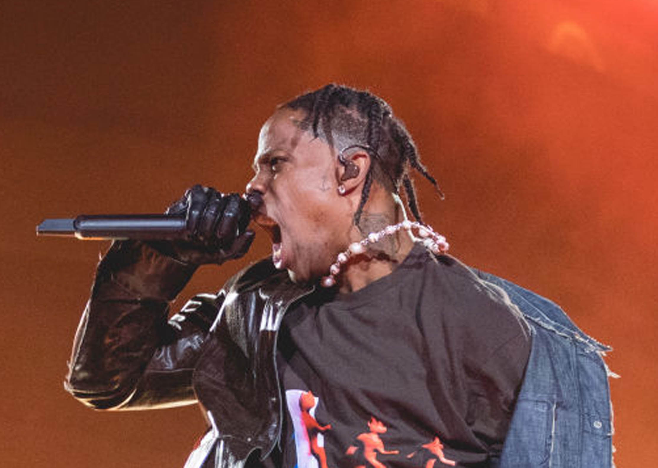 Travis Scott på Astroworld Festival i NRG Park i Houston i Texas 5. november 2021 (Rick Kern/Getty)