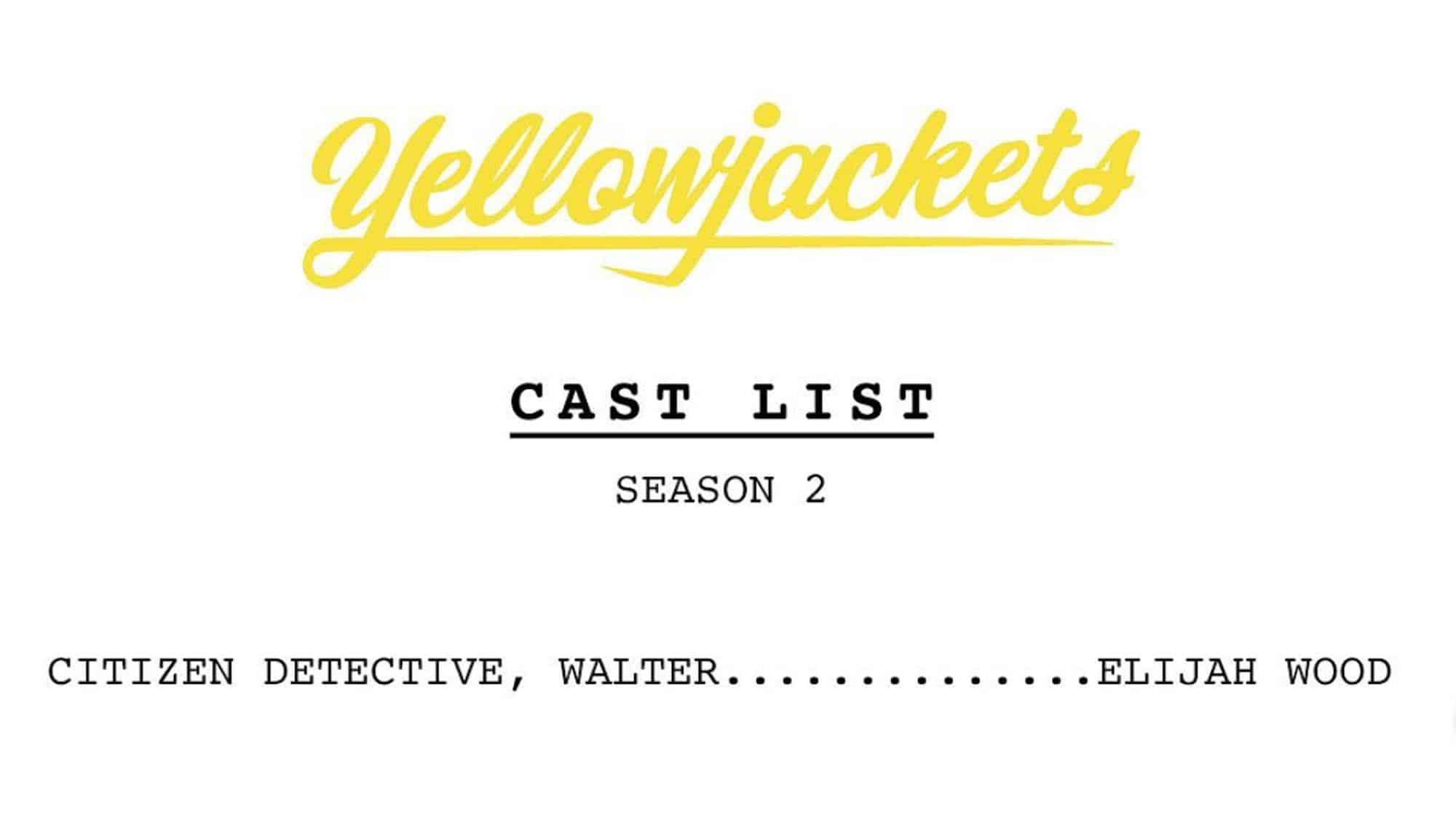 Yellowjackets season 2 citizen detective walter elijah wood