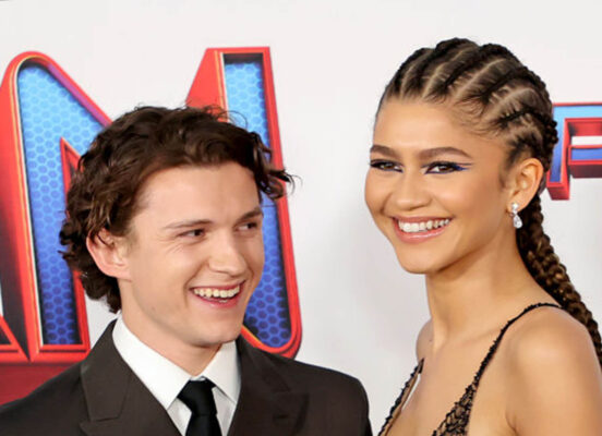 Tom Holland og Zendaya på verdenspremieren til Sony Pictures-filmen Spider-Man: No Way Home i Los Angeles desember 2021 (Emma McIntyre/Getty)