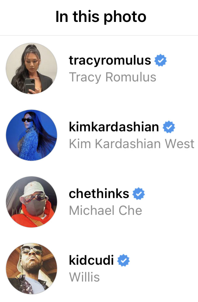 Kanye West Kid Cudi Donda instagram Billie Language Kim Kardashian Tracy Romulus Michael Che donda2