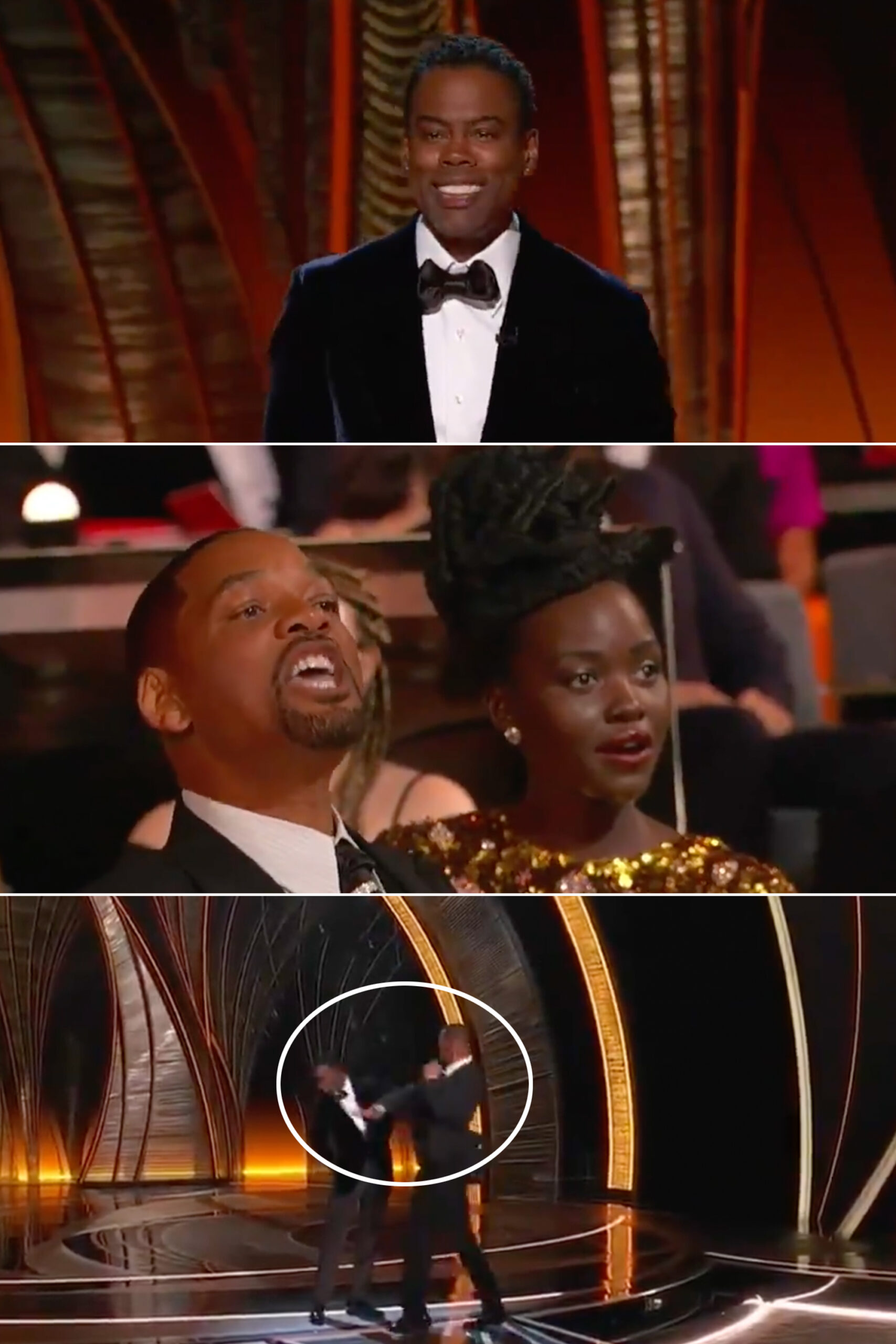 Will Smith Chris Rock Oscars Academy Awards smack video