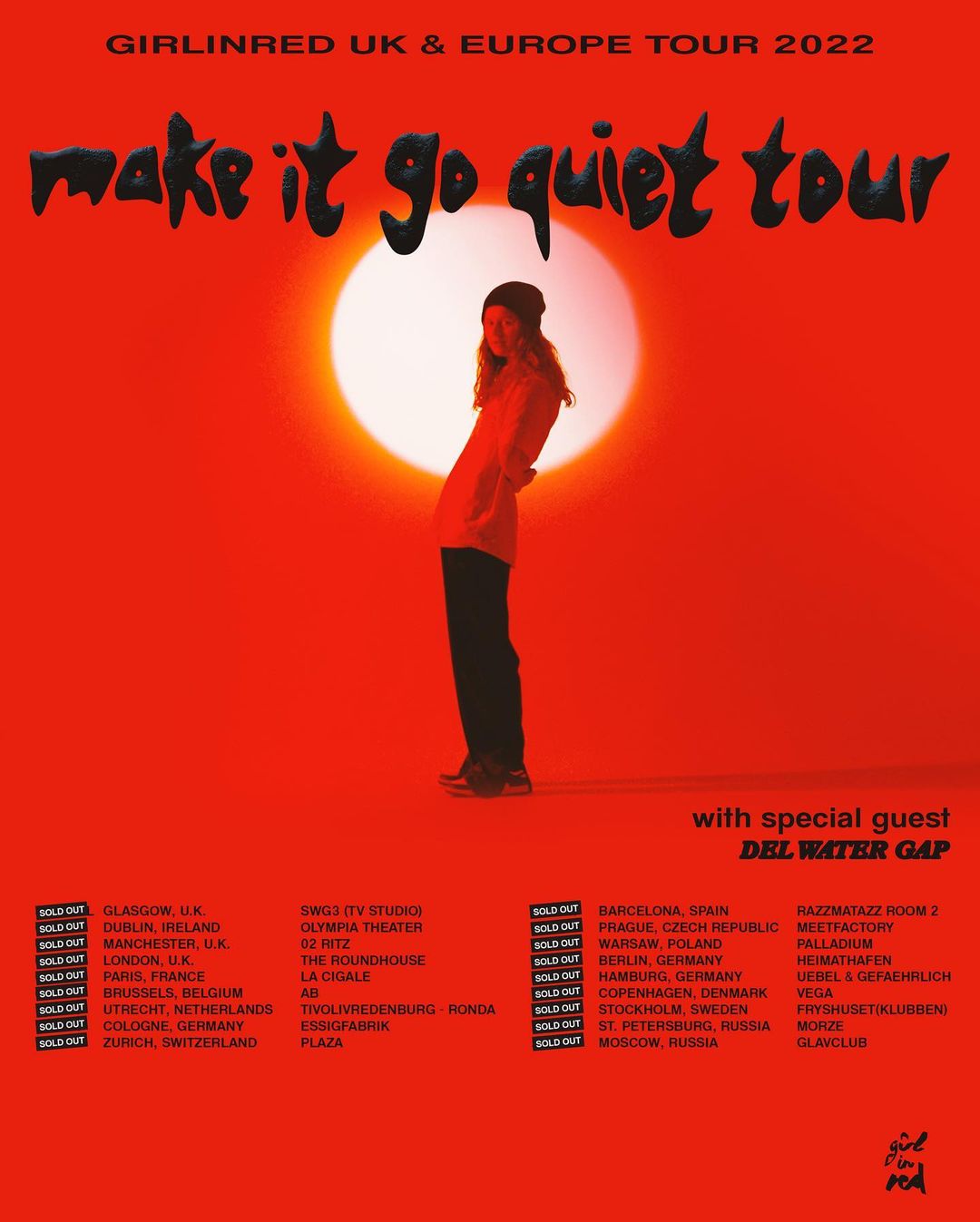 girl in red make it go quiet tour europe norge