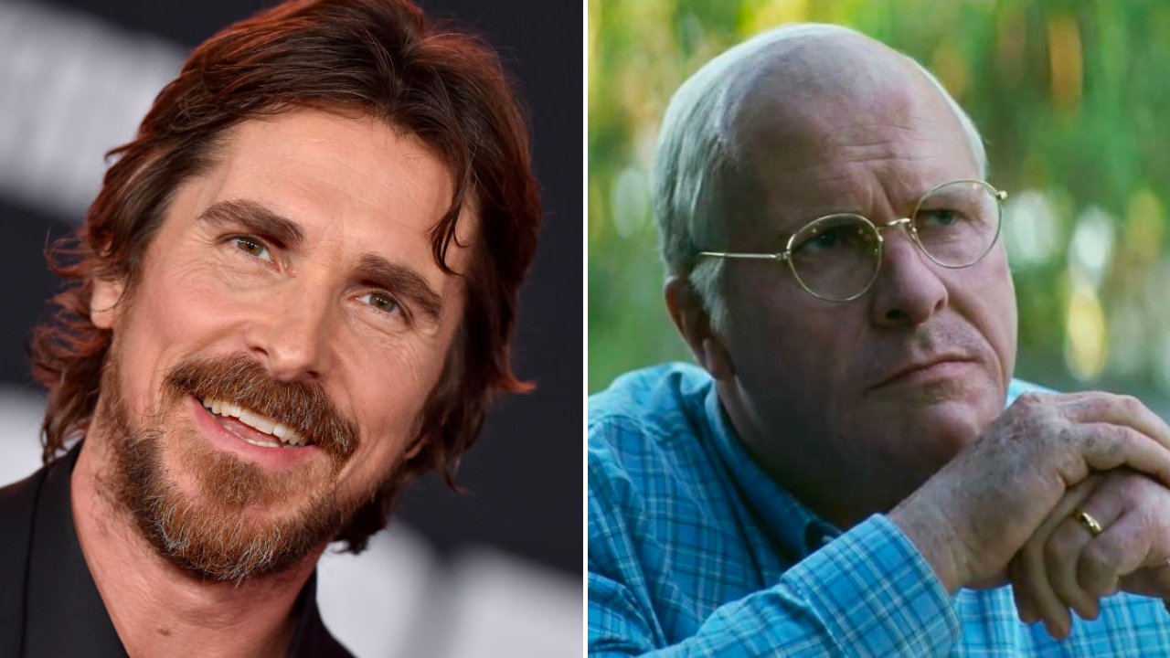 Christian Bale ugjenkjennelig som Dick Cheney i Vice