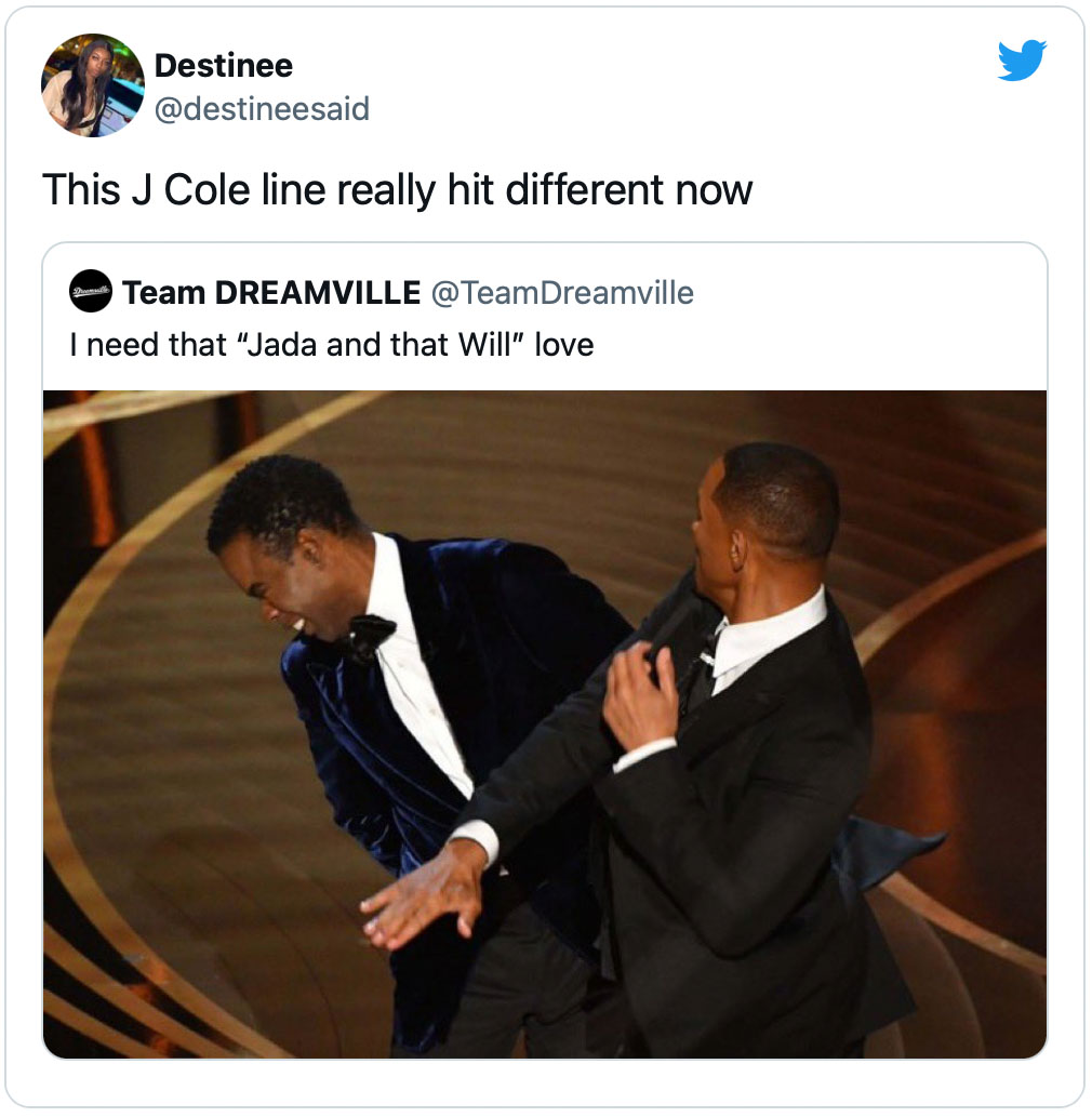 j cole no role modelz i need that jada and that will love twitter