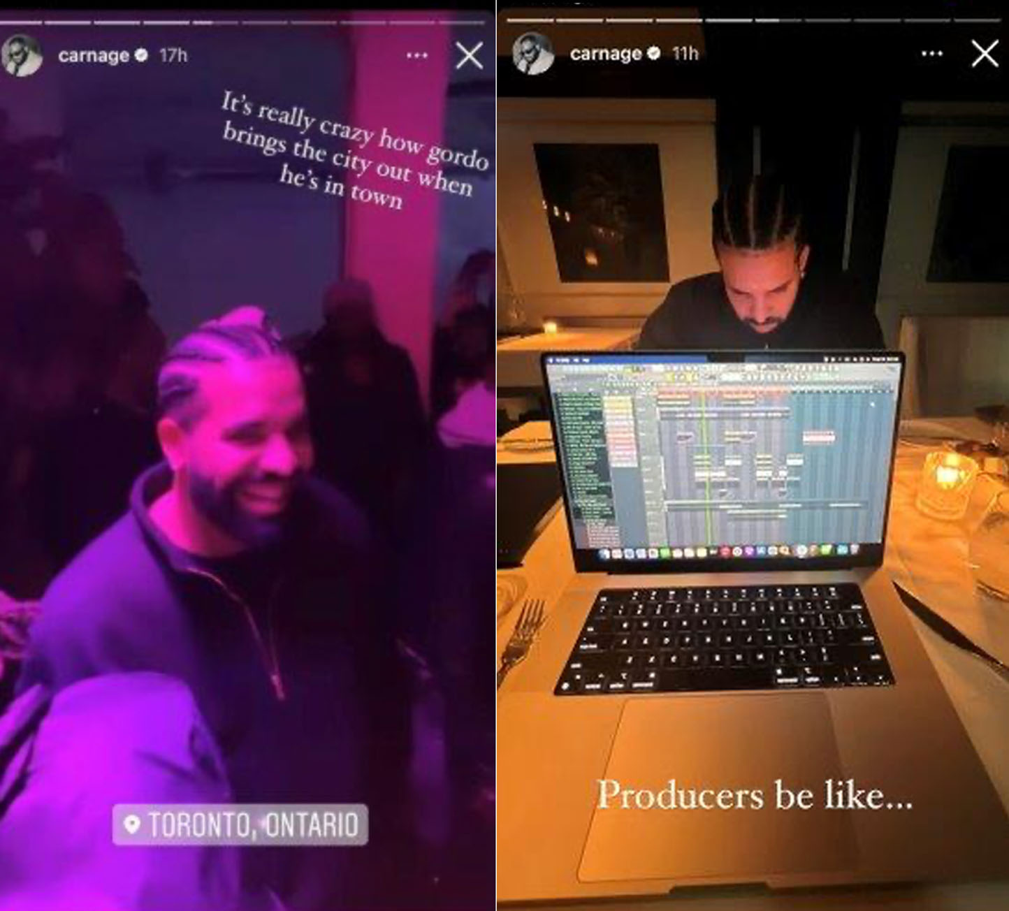 DJ Carnage Papi Gordo Drake HONESTLY NEVERMIND studio album guests twitter spotify apple music tidal ovo