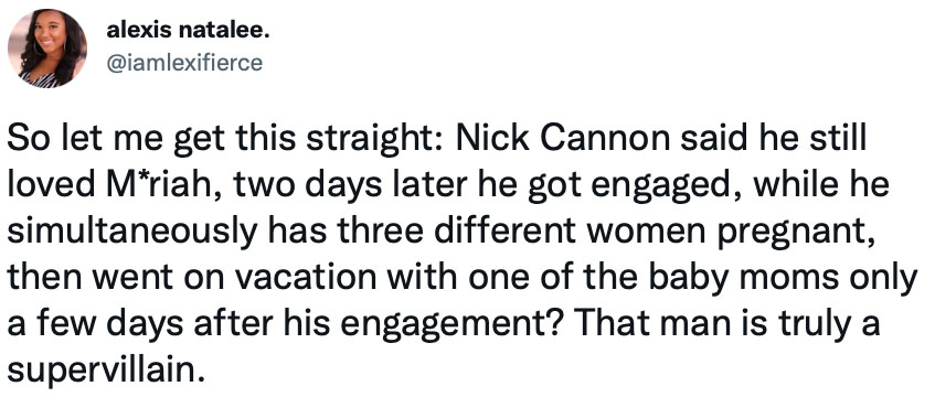 Nick Cannon Bre Tiesi twitter 4 Legendary Love Cannon birth video 2