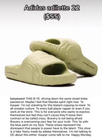 kanye west adidas adilette ceo kasper rorsted also dead at 60 instagram the new york times yeezy