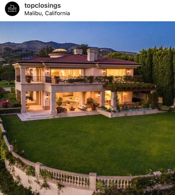 kim kardashian malibu house cindy crawford instagram 2