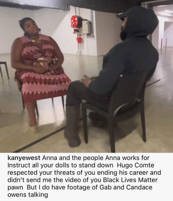 Anna Wintour Kanye West Instagram Gabriella Karefa-Johnson Vogue Hugo Comte ig