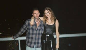 Behati Prinsloo viser sin stotte til ektemannen og Maroon 5-artisten Adam Levnine etter utroskapsanklagelser og private DM-er florerer pa internett