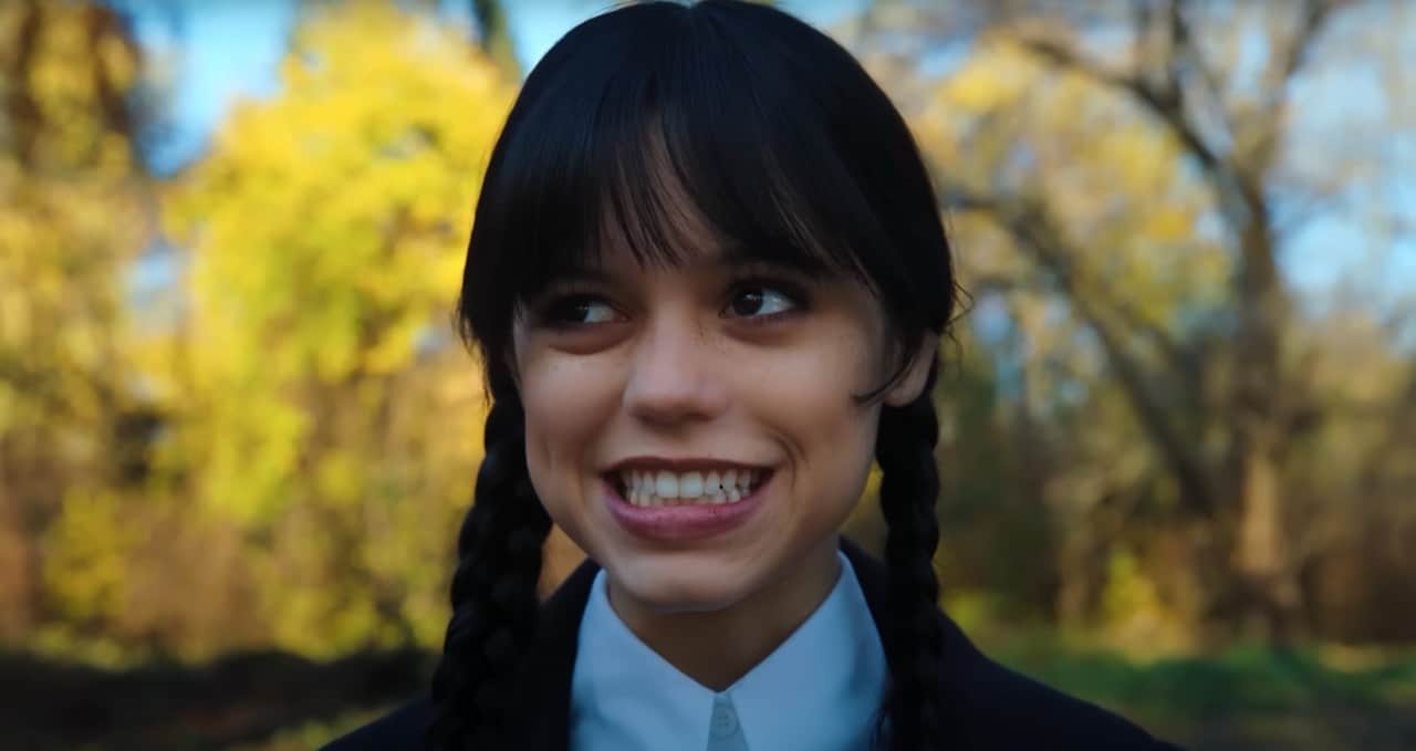 Jenna Ortega Wednesday bloopers Netflix