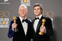 Evan Peters far kritikk for takketalen pa Golden Globes av Jeffrey Dahmer offerets mor Shirley Hughes Tony Hughes Ryan Murphy Netflix Monster Dahmer The Jeffrey Dahmer Story