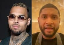 Chris Brown Usher fight krangel las vegas lovers and friends festival missy elliot teyana taylor