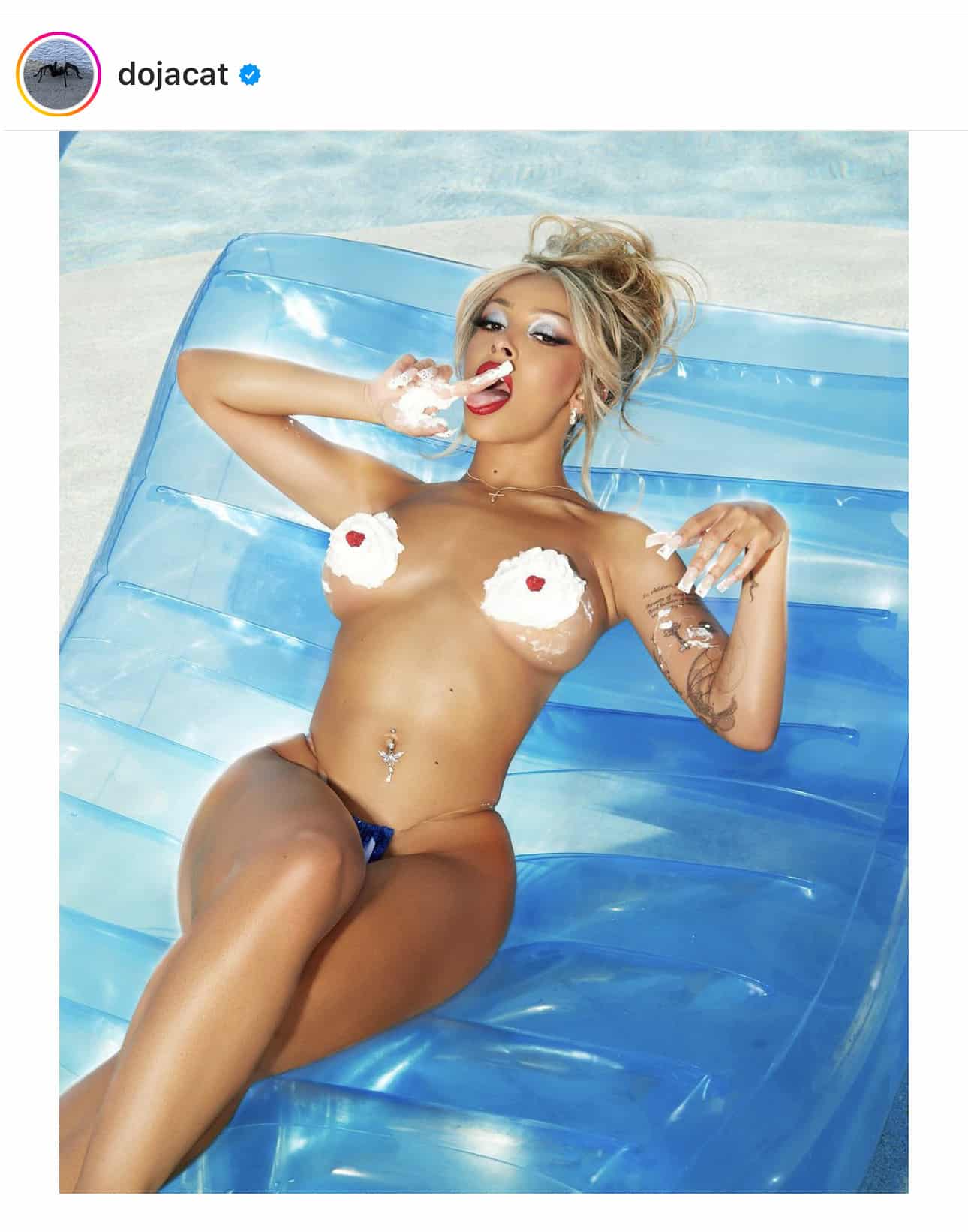 doja cat bikini hot girl summer instagram 8