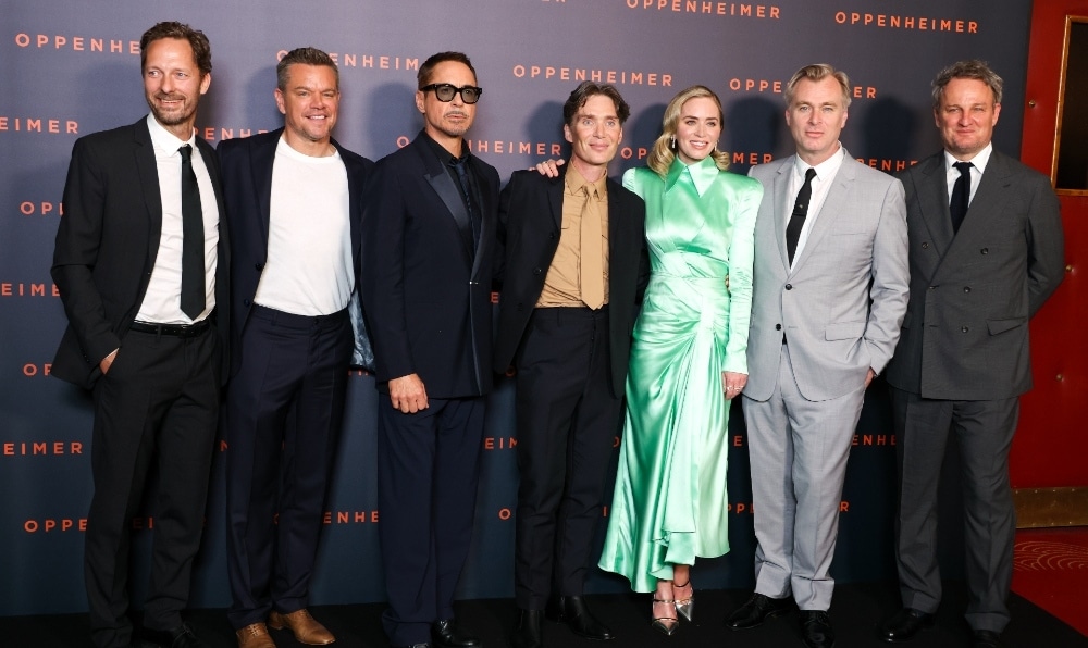 kinopremiere norge Trond Fausa Aurvag Matt Damon Robert Downey Jr Cillian Murphy Emily Blunt Christopher Nolan Oppenheimer premiere paris anmeldelser