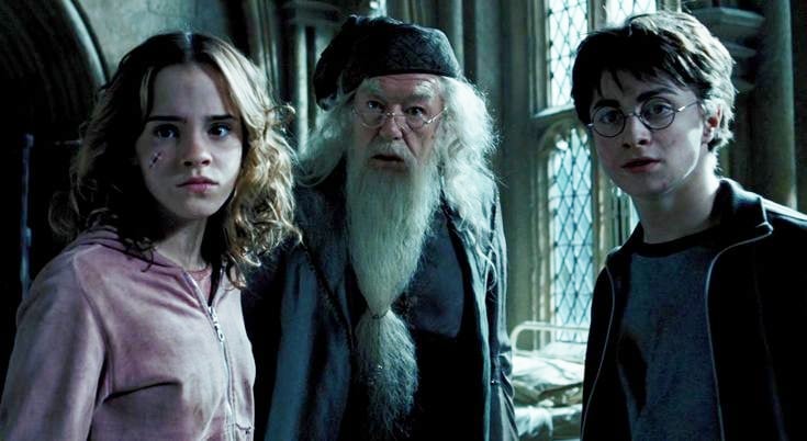 michael gambon emma watson daniel radcliffe harry potter