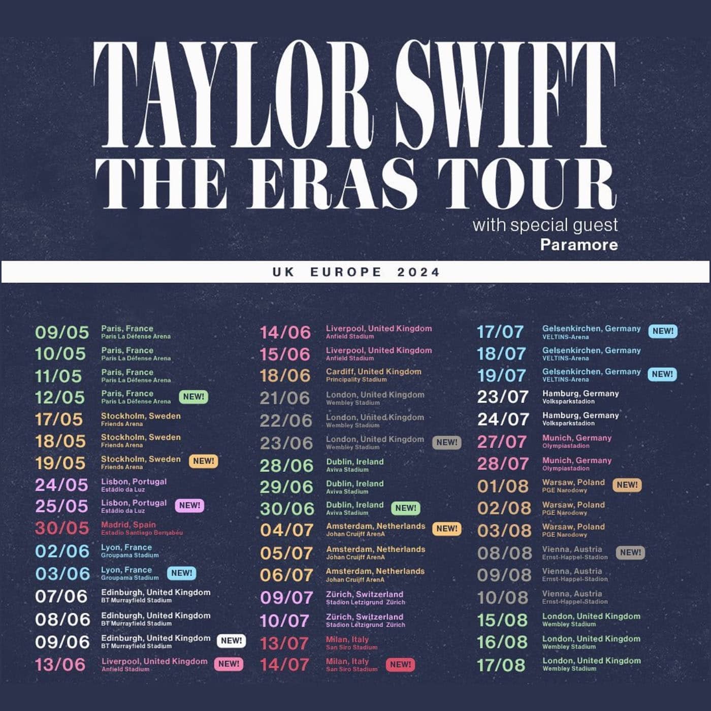 taylor swift the eras tour paramore hayley williams oslo norway norge