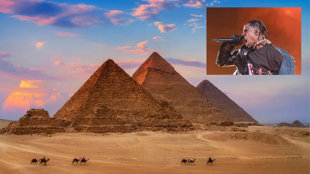 Travis Scott utopia Egypt