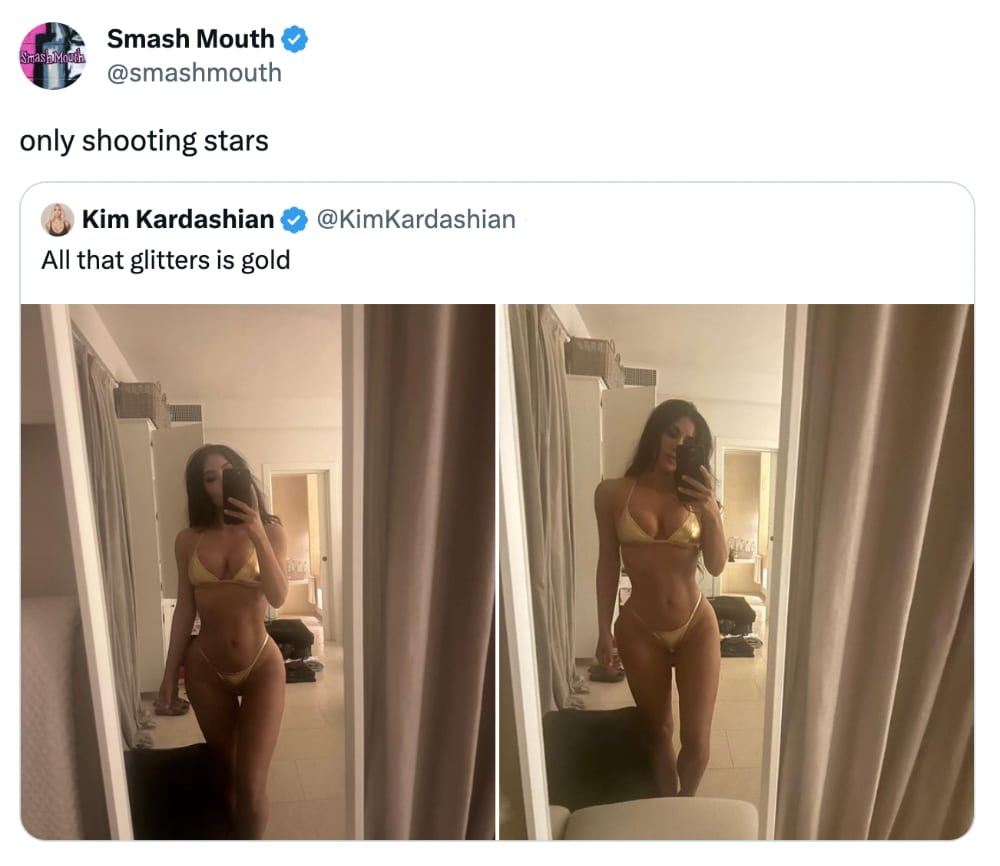 Kim Kardashian Smash Mouth