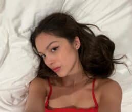 Olivia Rodrigo Louis Partridge dating Enola Holmes Netflix The Hunger Games soundtrack