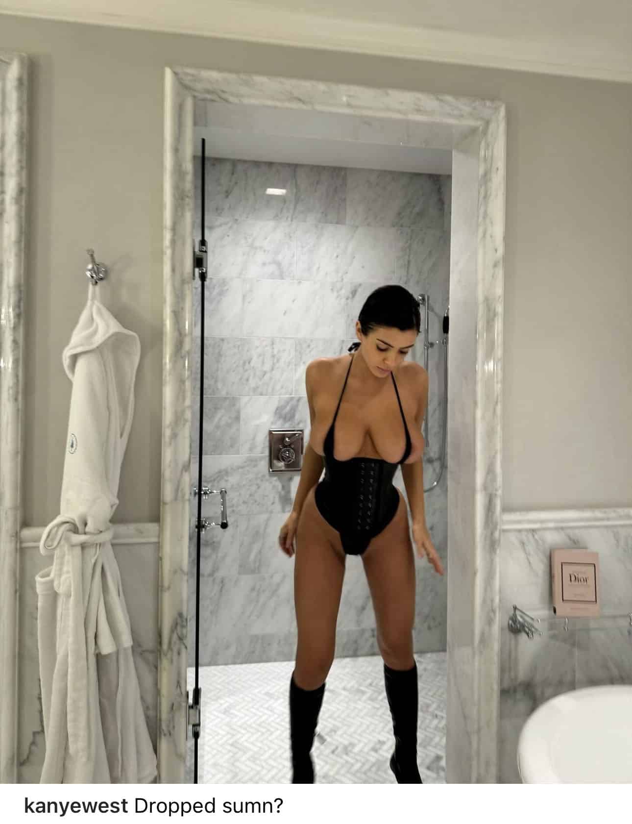 Bianca Censori birthday las vegas Kanye West Kim Kardashian