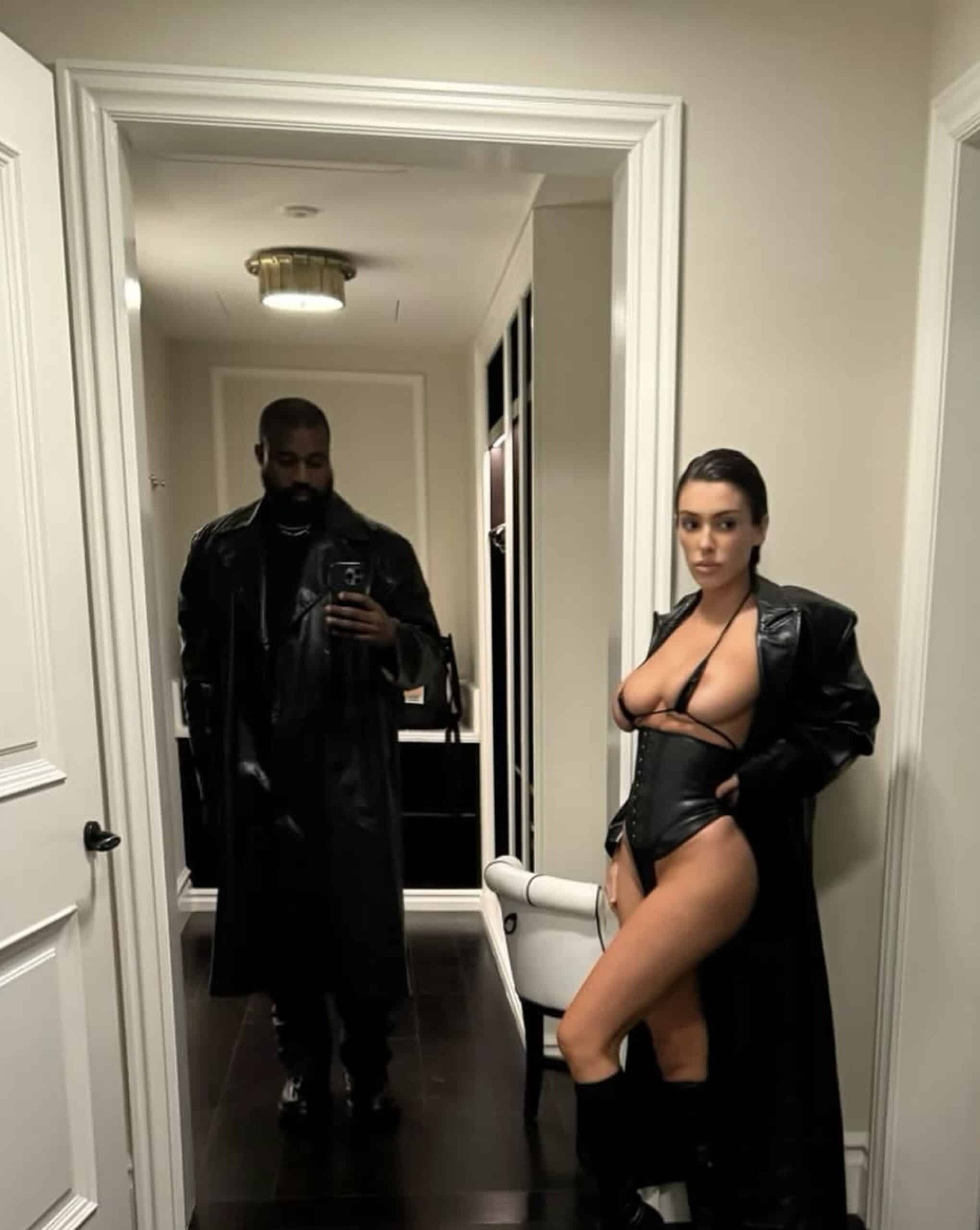Bianca Censori birthday las vegas Kanye West Kim Kardashian 2