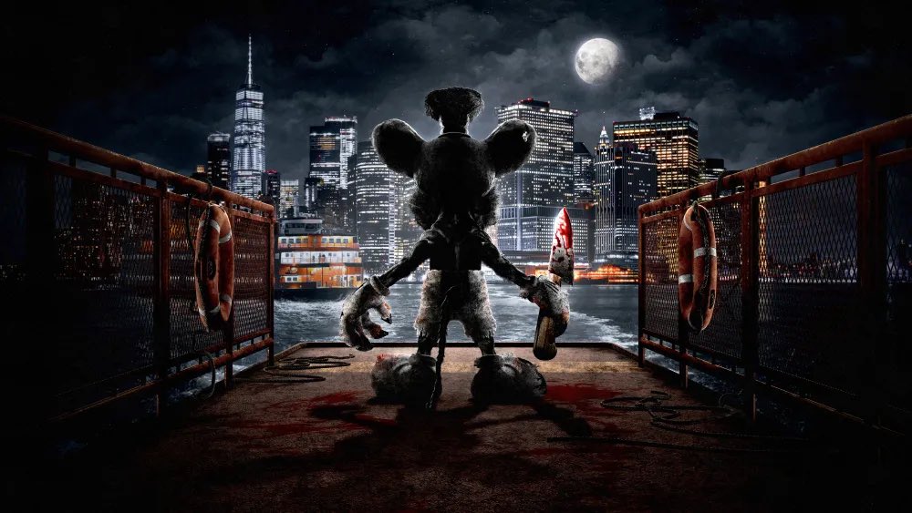 STEAMBOAT WILLIE mickey mouse horror movie mikke mus 730no
