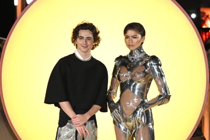 Zendaya Timothée Chalamet Dune Part Two premiere norge