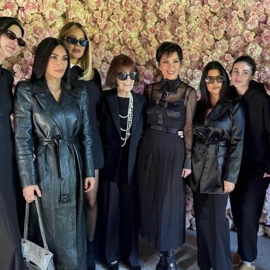 Kylie Jenner Kardashians Instagram funeral sweats