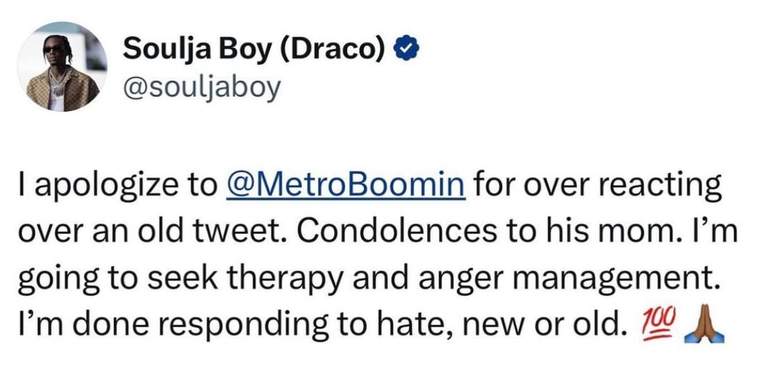 soulja boy apologize metro boomin