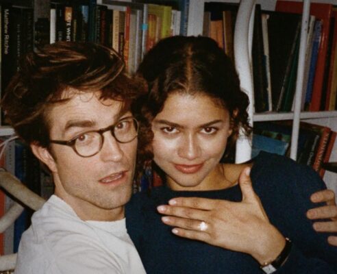 Robert Pattinson og Zendaya i The Drama regissert av Kristoffer Borgli (A24)