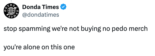 sean john pedo merch kanye west donda times