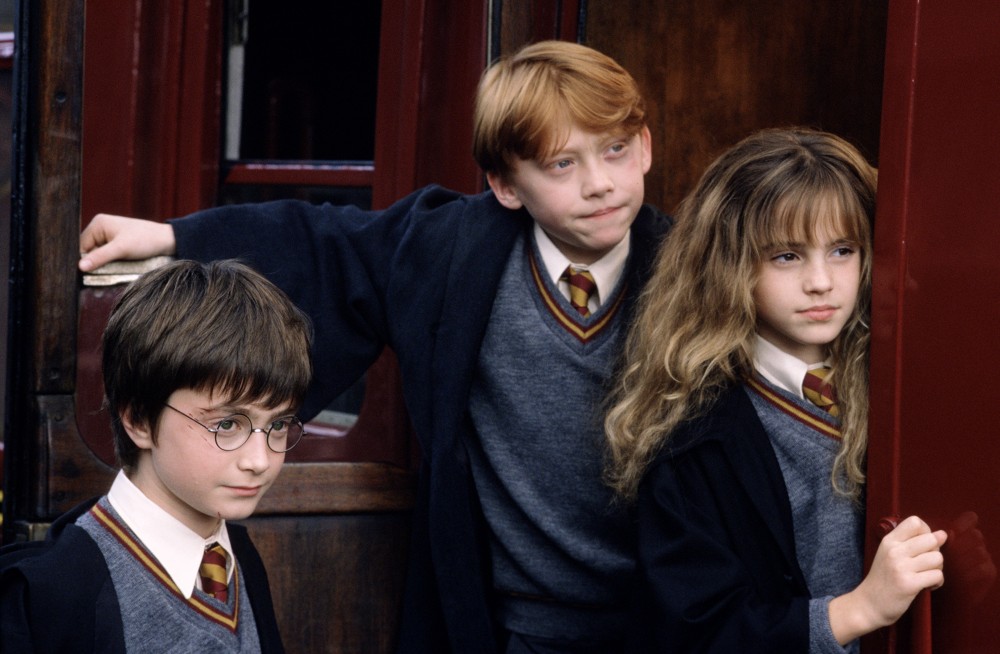ron hermione harry potter hbo tv-serie